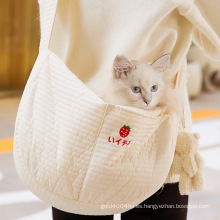 Carrier de bolsas de mensajero para perros blancos de buena calidad